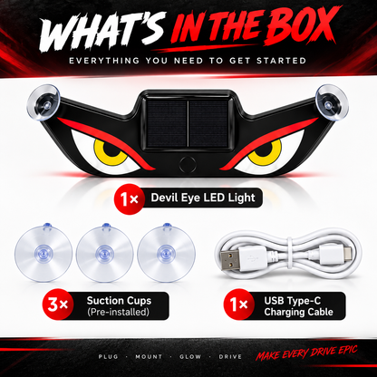 LED Devil Eye Warning Light By HouseMint™