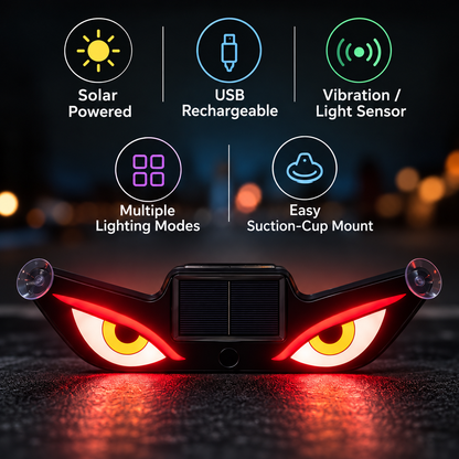 LED Devil Eye Warning Light By HouseMint™