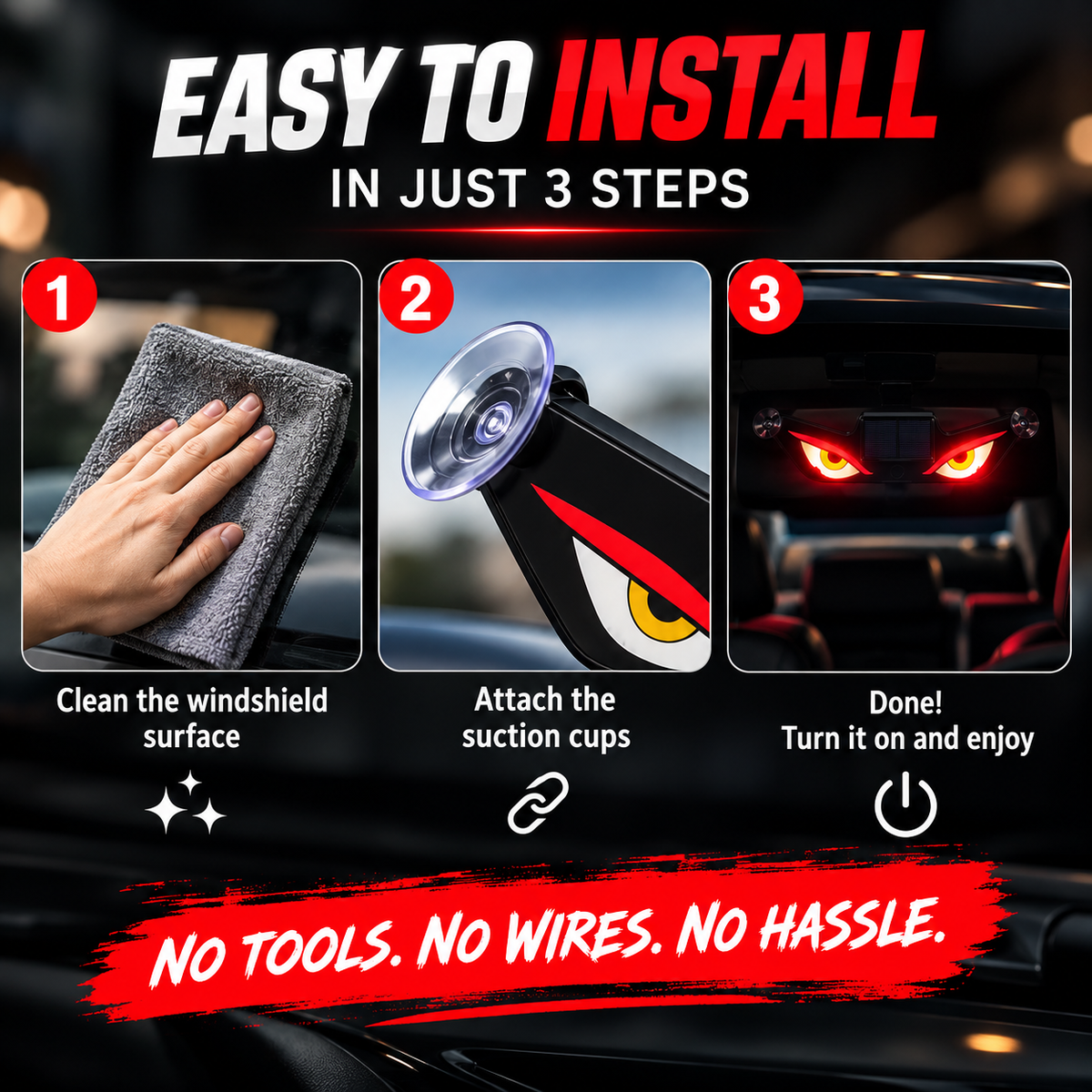 LED Devil Eye Warning Light By HouseMint™