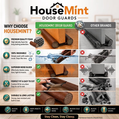 Door Guard & Gap Filler Protector ( Premium Quality ) By HouseMint™