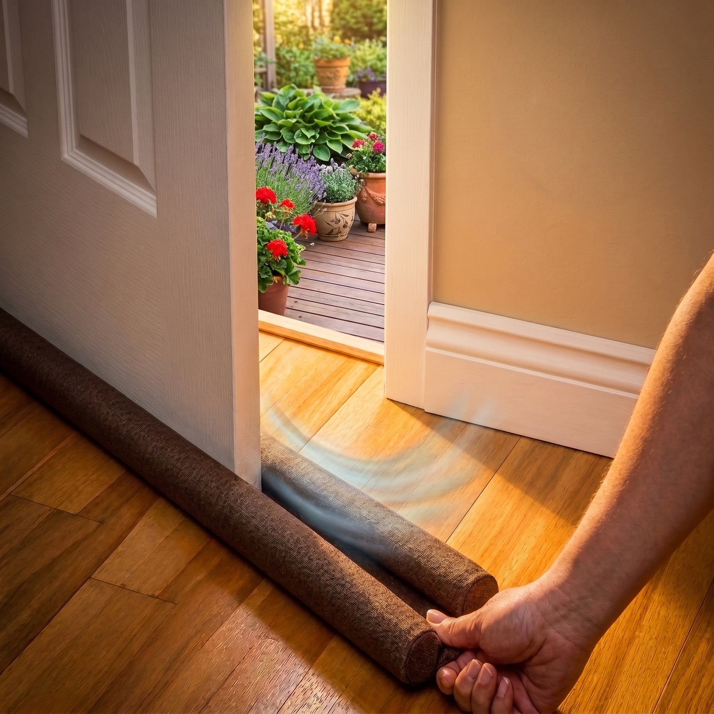 HOUSEMINT Stop Dust, Insects & Noise - Double-Sided Door Guard